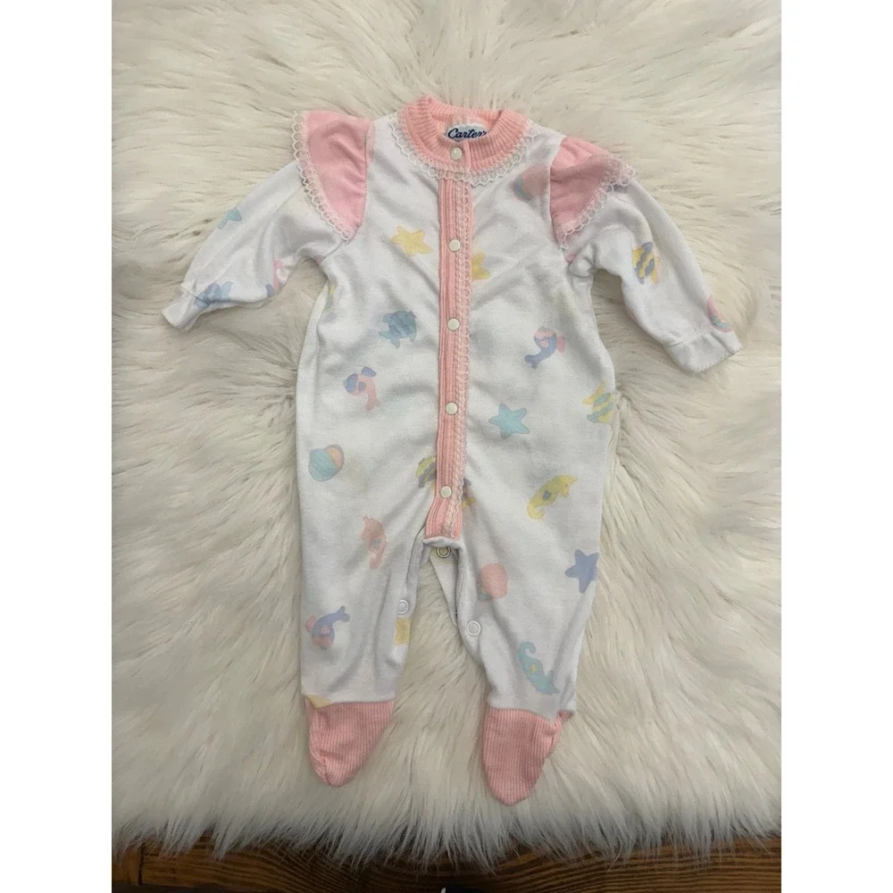 Vintage Carters sleeper ocean‎ design 0/3m
